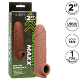CALEXOTICS - EXTENSION PERFORMANCE MAXX LIFE-LIKE 7 PIEL MARRÓN